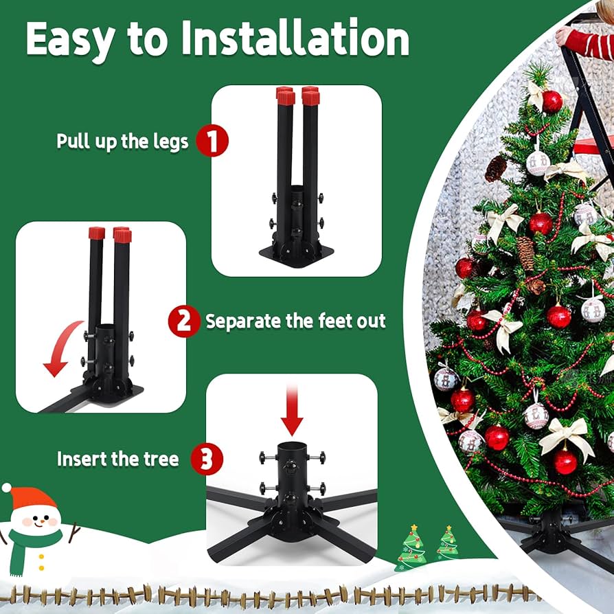 人工クリスマスツリー スタンド フェイククリスマスツリー ポール1